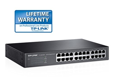 TP-Link TL-SG1024D Desktop/Rackmount Switch (1000 Mbps 24-Port, lüfterloses Passivkühlkonzept) - 2