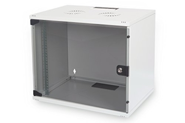 DIGITUS Professional 7HE Netzwerk Wandgehäuse / Wandschrank UNMONTIERT, SOHO Compact-Serie, 370x540x400 mm, grau (RAL 7035) - 1