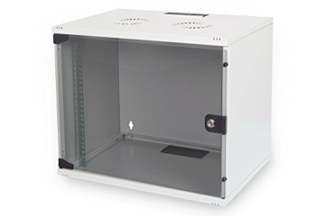 DIGITUS Professional 9HE Netzwerk Wandgehäuse / Wandschrank UNMONTIERT, SOHO Compact-Serie, 460x540x400 mm, grau (RAL 7035) - 1